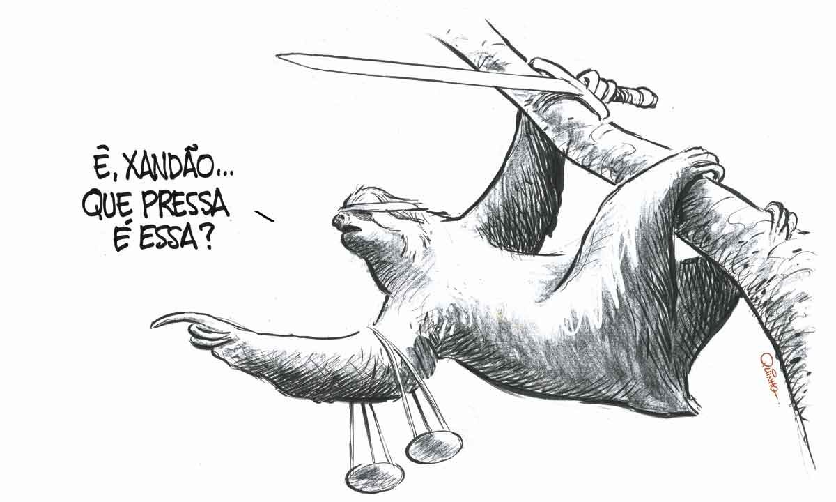 Confira a charge do Estado de Minas, por Quinho - Quinho