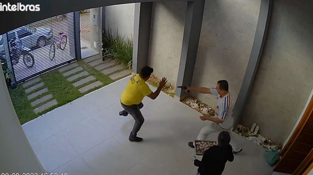 Vídeo: briga entre ex-cunhados termina em morte no interior de Minas - Reprodução