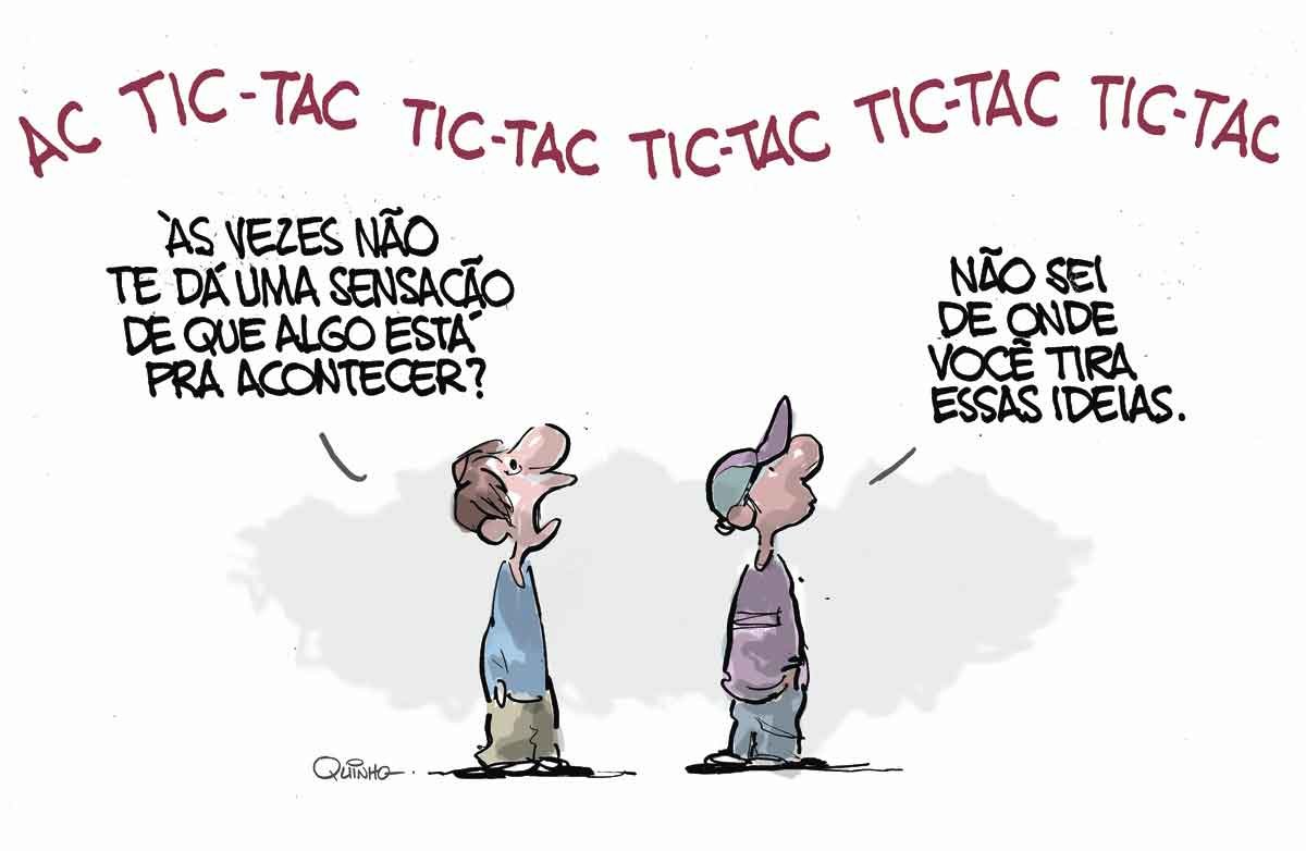 Confira a charge do Estado de Minas, por Quinho - Quinho