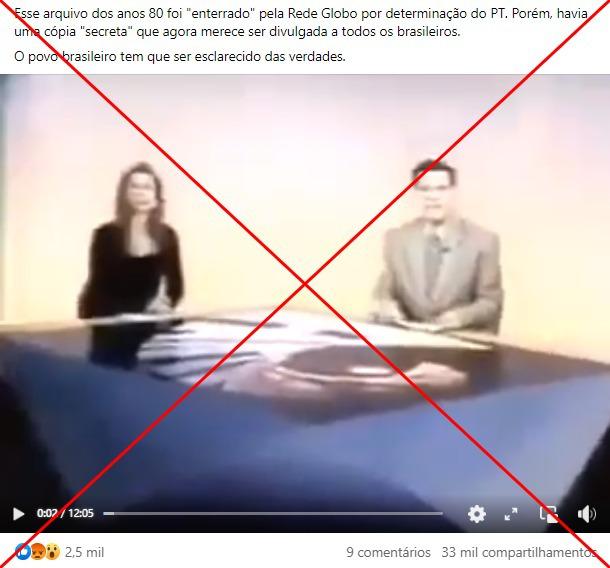 Reportagem da Globo de 1996 não associa Lula, Dilma e FHC a justiçamentos; vídeo foi manipulado