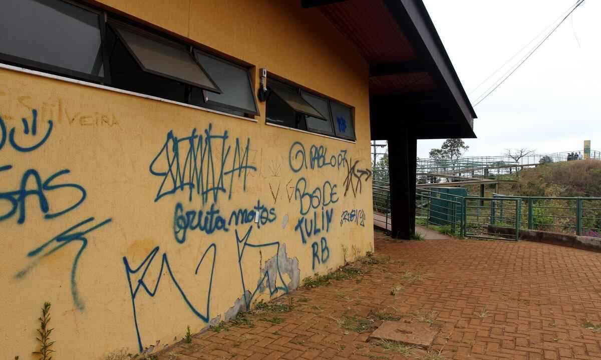 Vandalismo no Parque da Serra do Curral: PBH anuncia medidas de prevenção - Jair Amaral/EM/D.A.Press