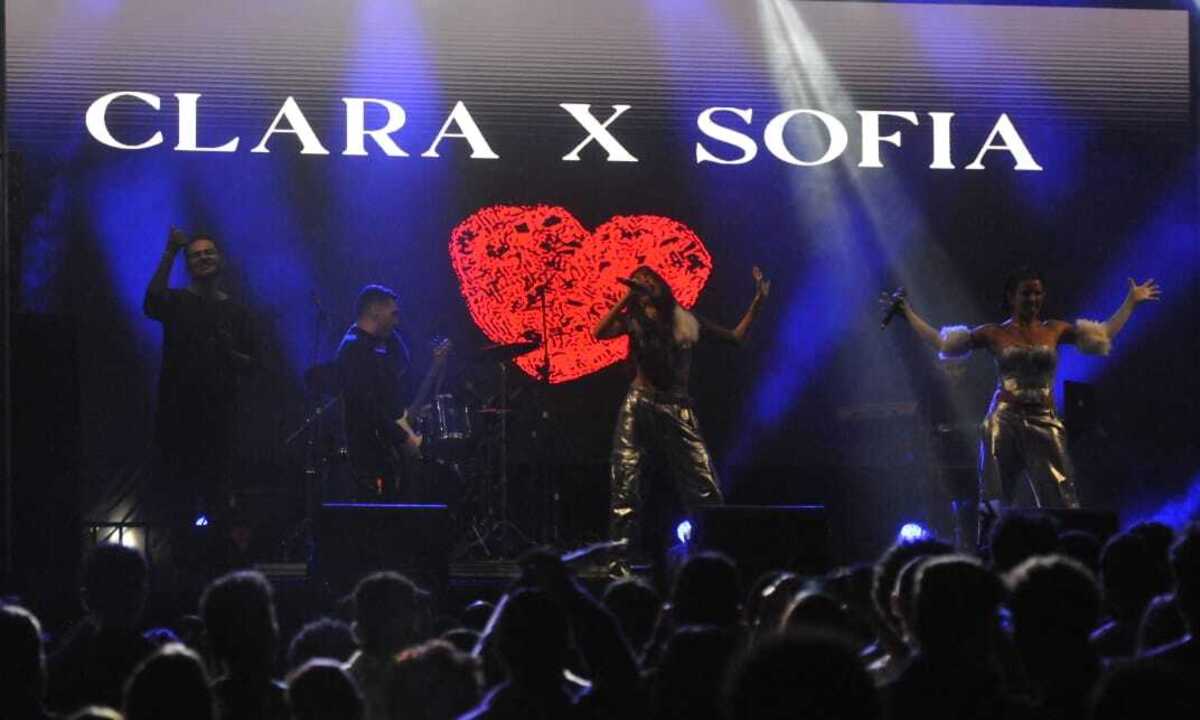 Duo Clara x Sofia exalta Virada Cultural de BH para artistas independentes - Túlio Santos/EM/D.A press