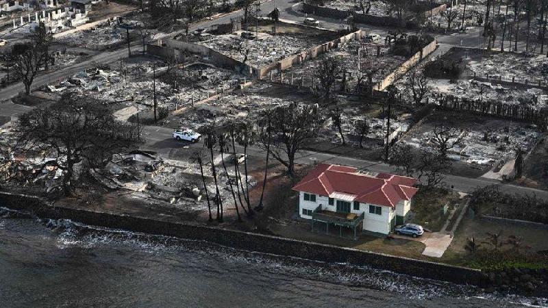 Havaí: a história da casa que sobreviveu a incêndio e viralizou - Getty Images