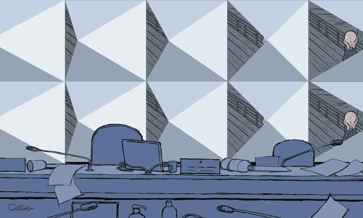 Confira a charge do Estado de Minas, por Quinho - Quinho