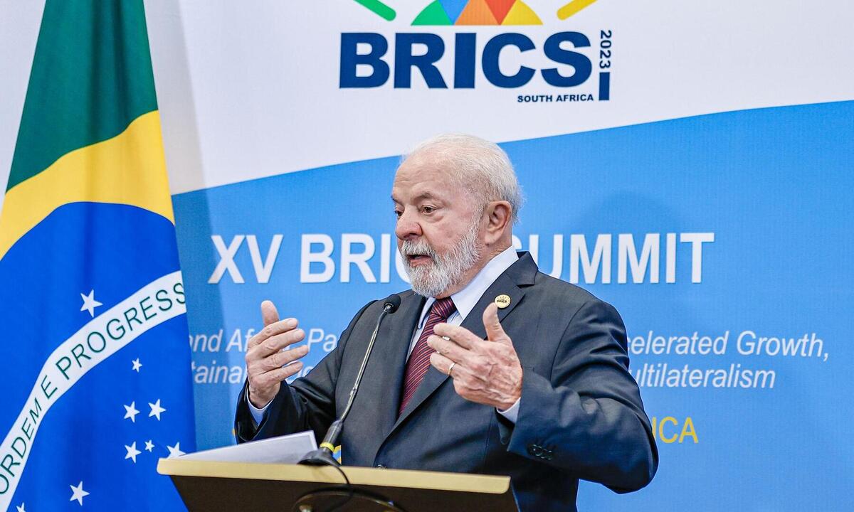 Lula sobre Brics: 'Não estamos colocando ideologia, mas geopolítica' - Ricardo Stuckert / PR