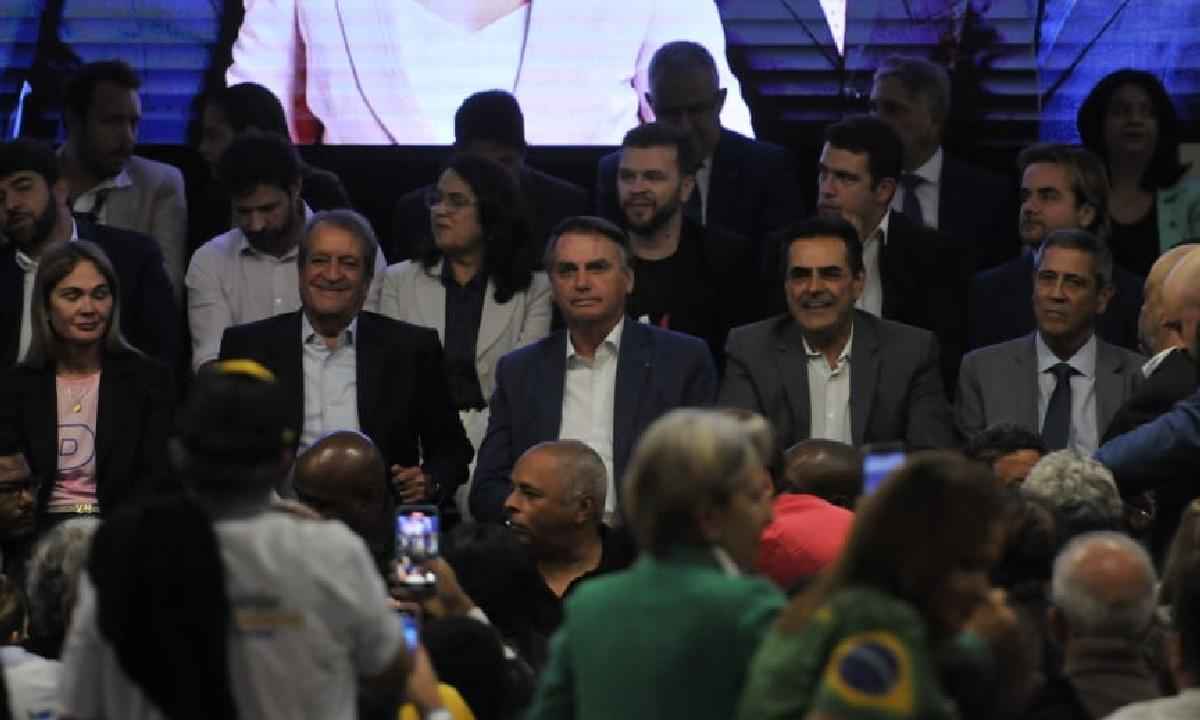 Bolsonaro dá posse a nova executiva mineira do PL em Belo Horizonte - Túlio Santo/EM/D.A Press