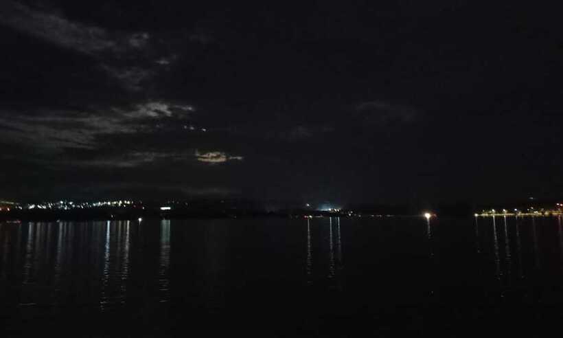 Lagoa Santa fica no escuro por causa de temporal que atingiu a cidade  - Carlos Altman / EM / D.A Press