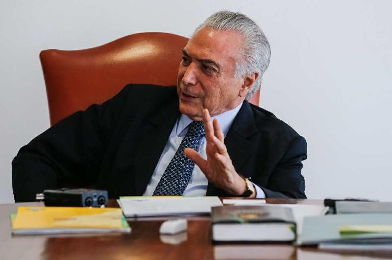 Michel Temer afirma: prisão de Bolsonaro não seria 'útil para o país' - (Carolina Antunes/PR)