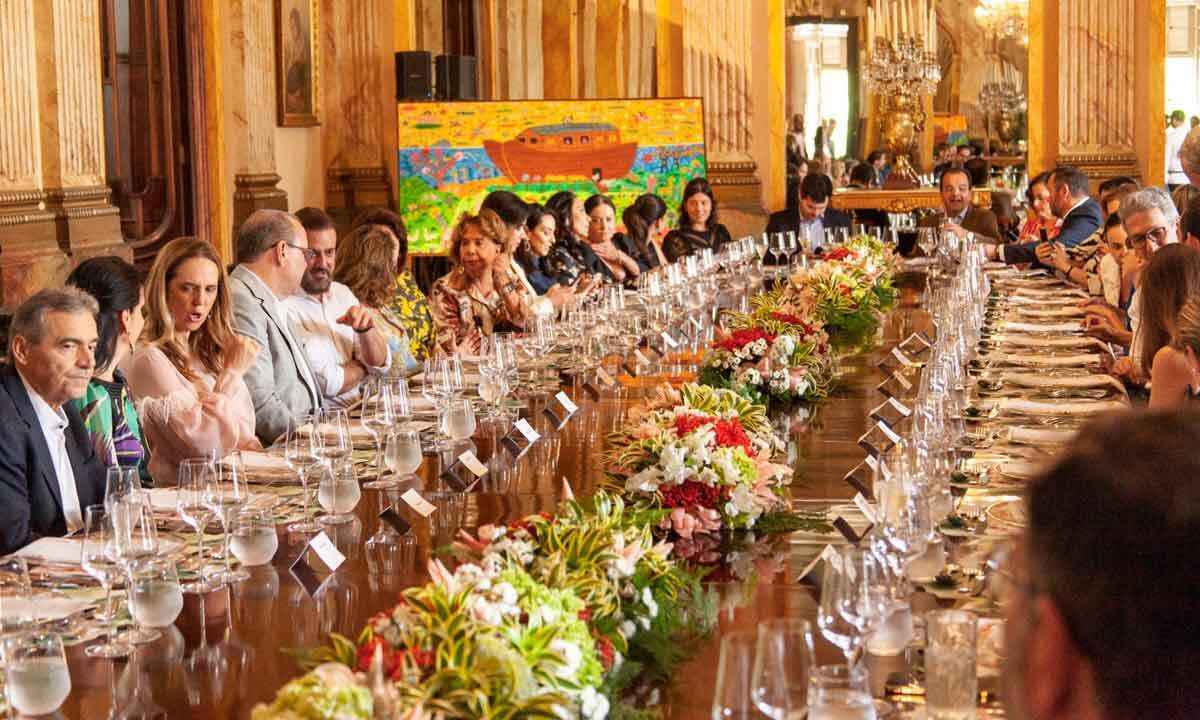 Jantares e almoços beneficentes foram sucesso no Palácio da Liberdade - Leo Bicalho/Renata Garbocci