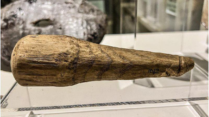 O brinquedo sexual de madeira do século 2 encontrado perto de muralha romana no Reino Unido - THE VINDOLANDA TRUST