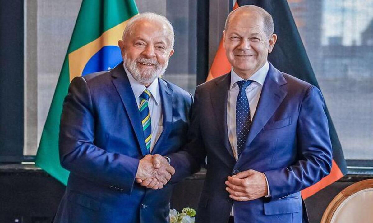 Lula diz a chanceler alemão que quer fechar acordo UE-Mercosul - Ricardo Stuckert/PR 
