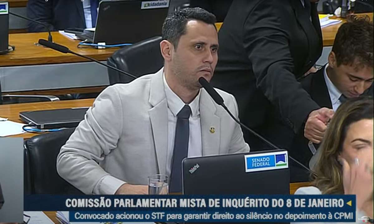 Cleitinho chama bolsonarista condenado de 'covarde' durante CPMI - Reprodução/TV Senado