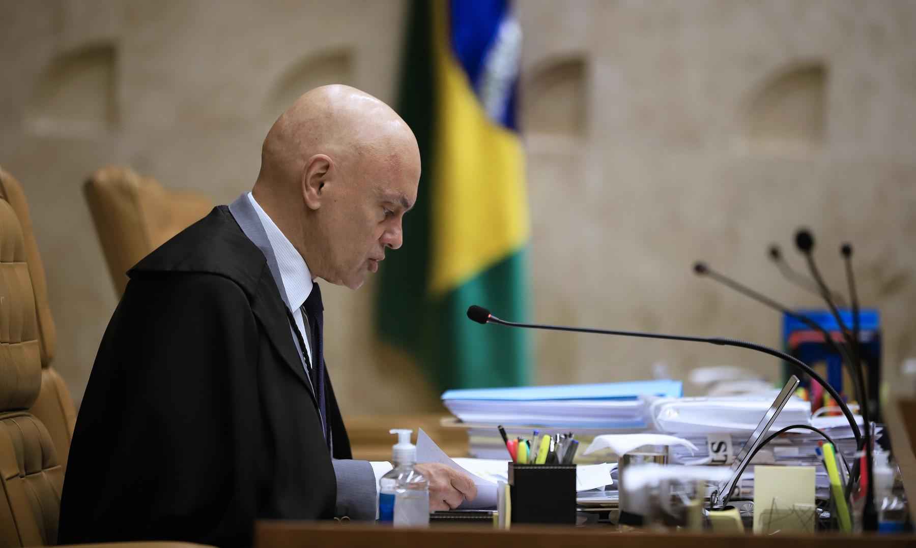 Alexandre de Moraes rebate crítica de Gleisi ao Tribunal Superior Eleitoral - Rosinei Coutinho/SCO/STF