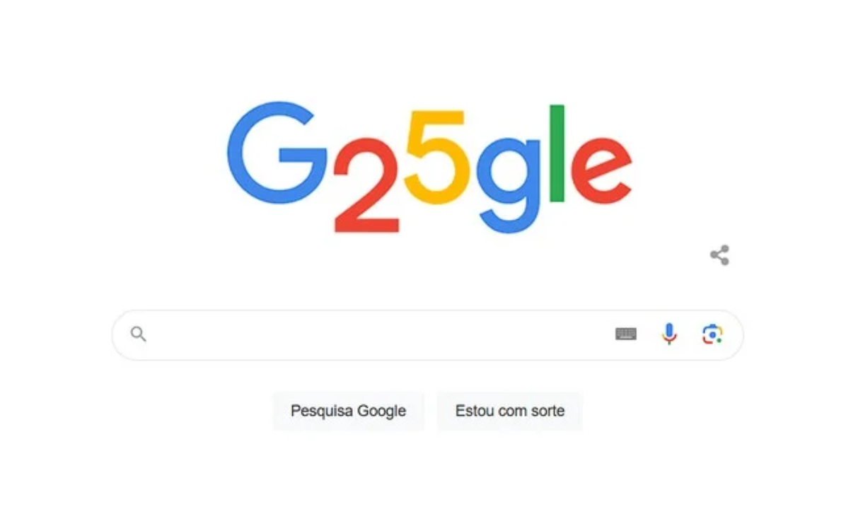 Google celebra 25 anos com Doodle - Google
