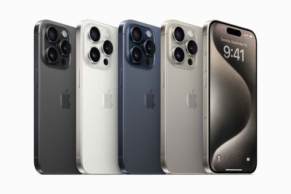 Apple tira celulares de linha após lançamento de iPhone 15