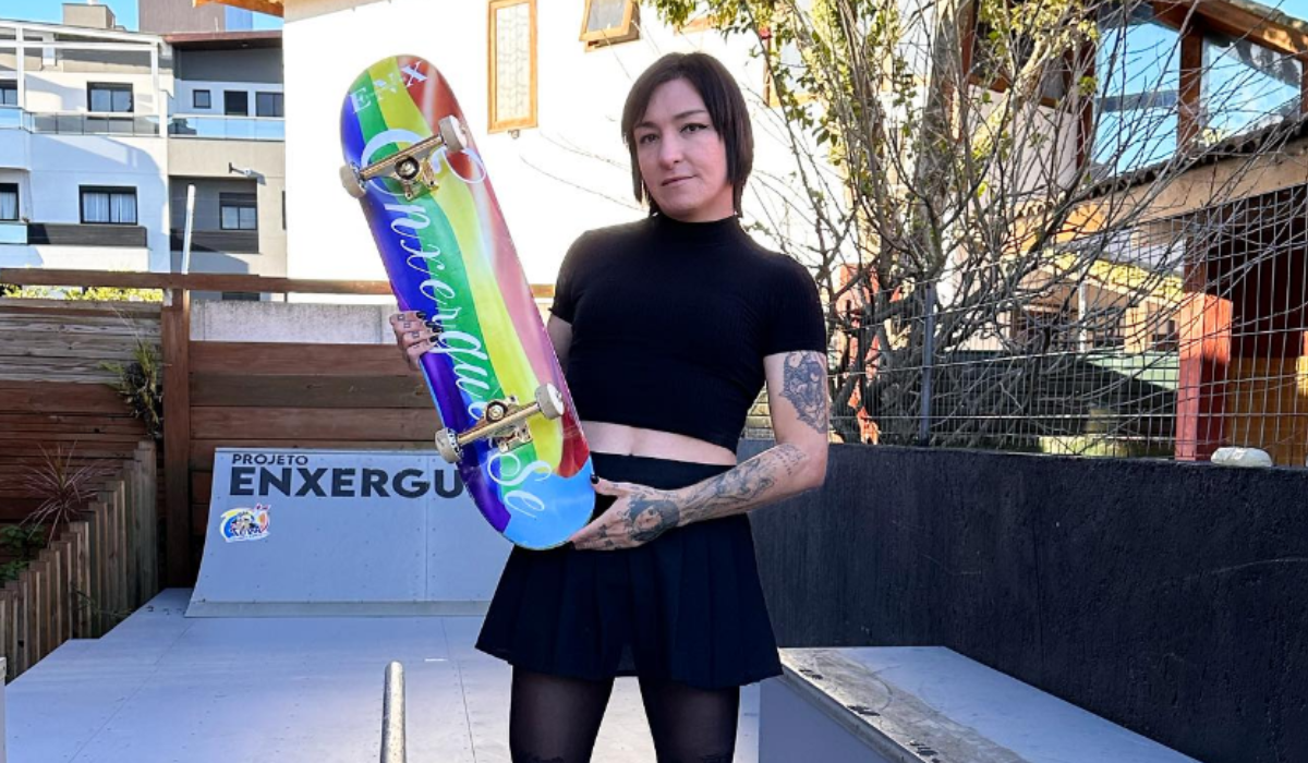 Primeira mulher trans do skate explica por que decidiu competir no feminino - Reprodução/Instagram