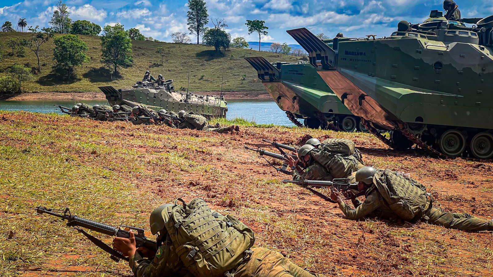 Marinha do Brasil realiza operação militar na região de Furnas, em MG - Divulgação Marinha do Brasil