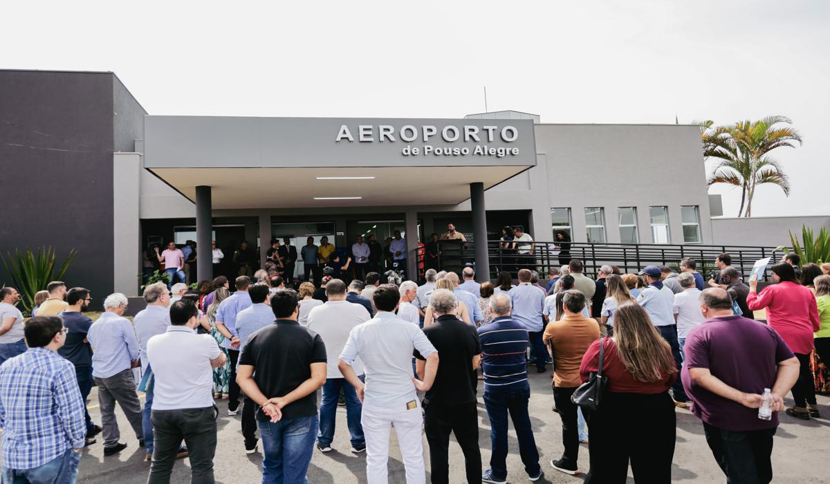 Aeroporto de Pouso Alegre é reinaugurado após três anos - Tales Souza / Prefeitura de Pouso Alegre