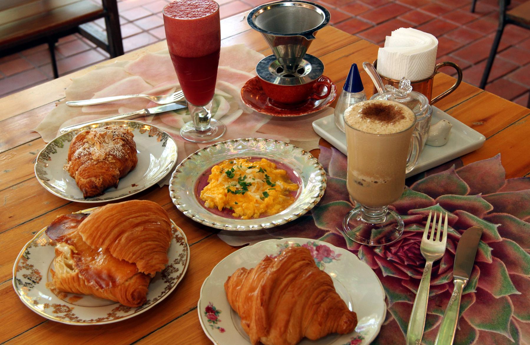 Cafeteria mostra como a massa de croissant pode ser versátil - Jair Amaral/EM/D.A Press