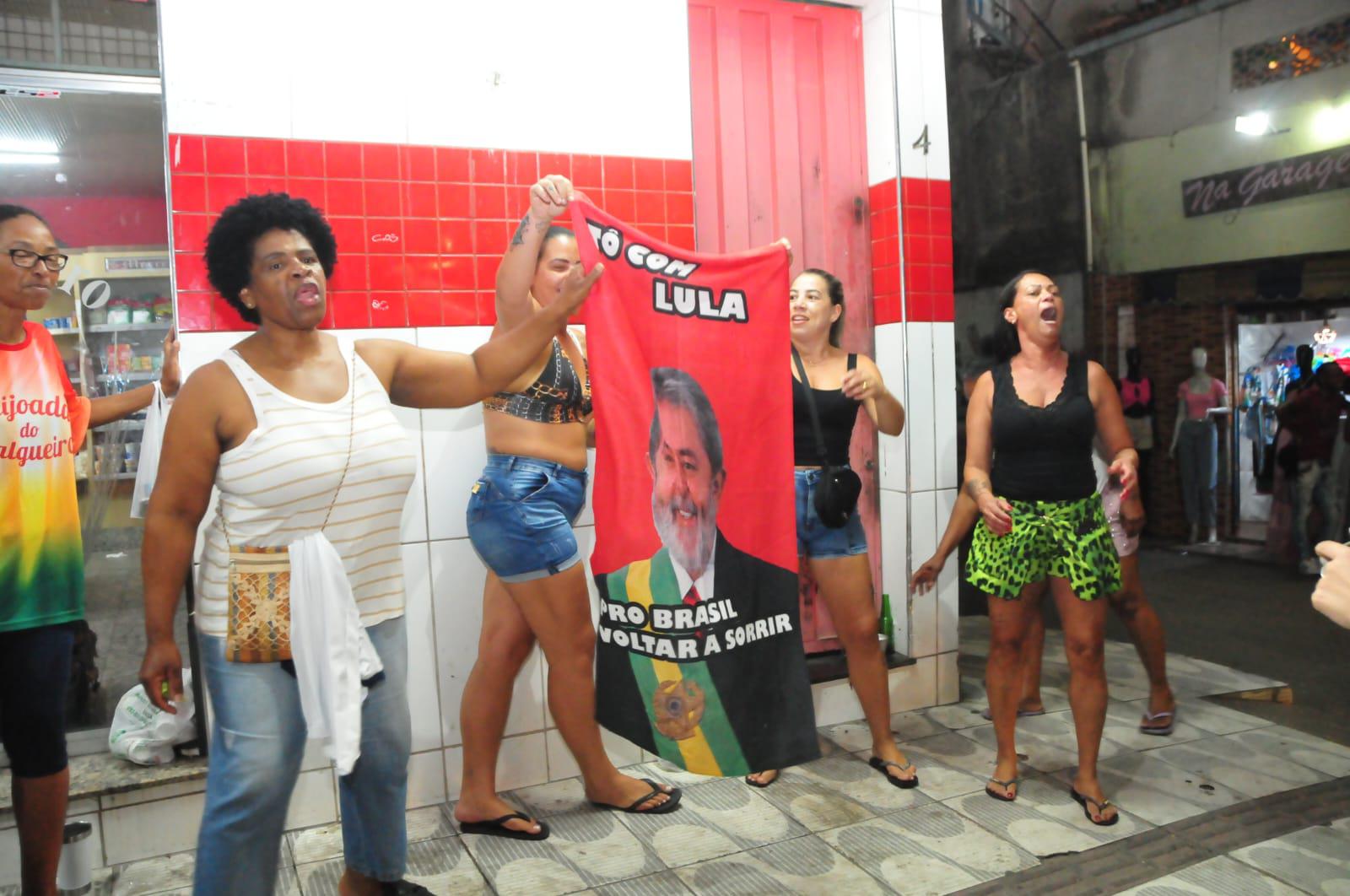 Manifestantes em BH: 'Jesus é salvação, Bolsonaro na prisão' - Marcos Vieira/EM/D.A Press
