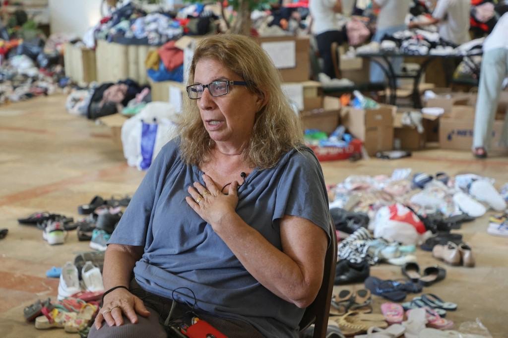 Longe de casa, a dor de uma comunidade israelense após o sangrento ataque do Hamas - GIL COHEN-MAGEN / AFP