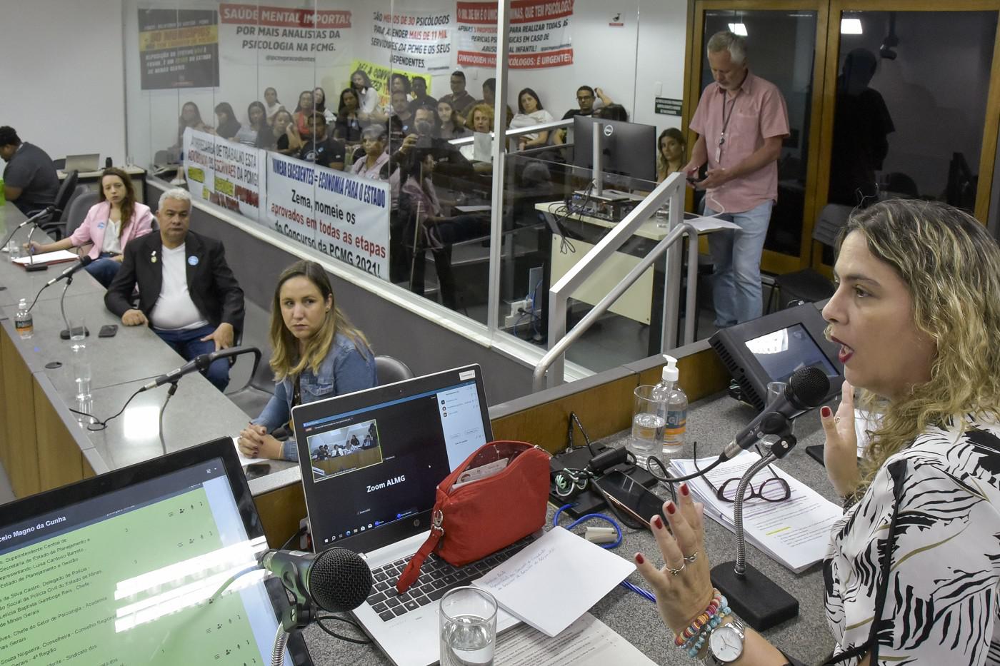 ALMG: sindicalistas reivindicam mais psicólogos na Polícia Civil -  Willian Dias/ALMG