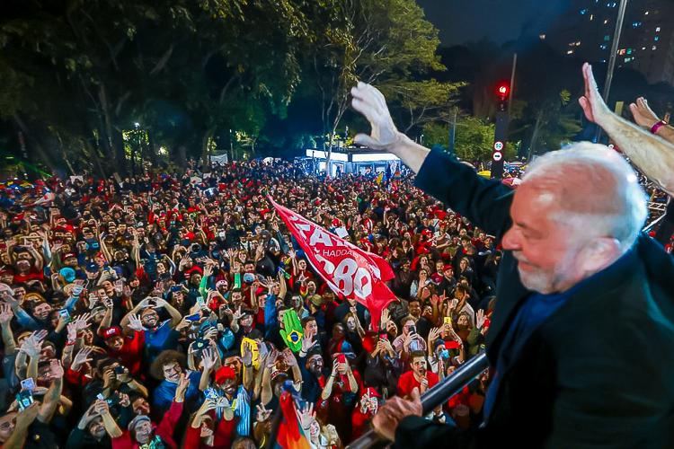 Lula viu pavor de aliados em noite do 1º turno e buscou abafar susto com Bolsonaro - Ricardo Stuckert/Divulgação