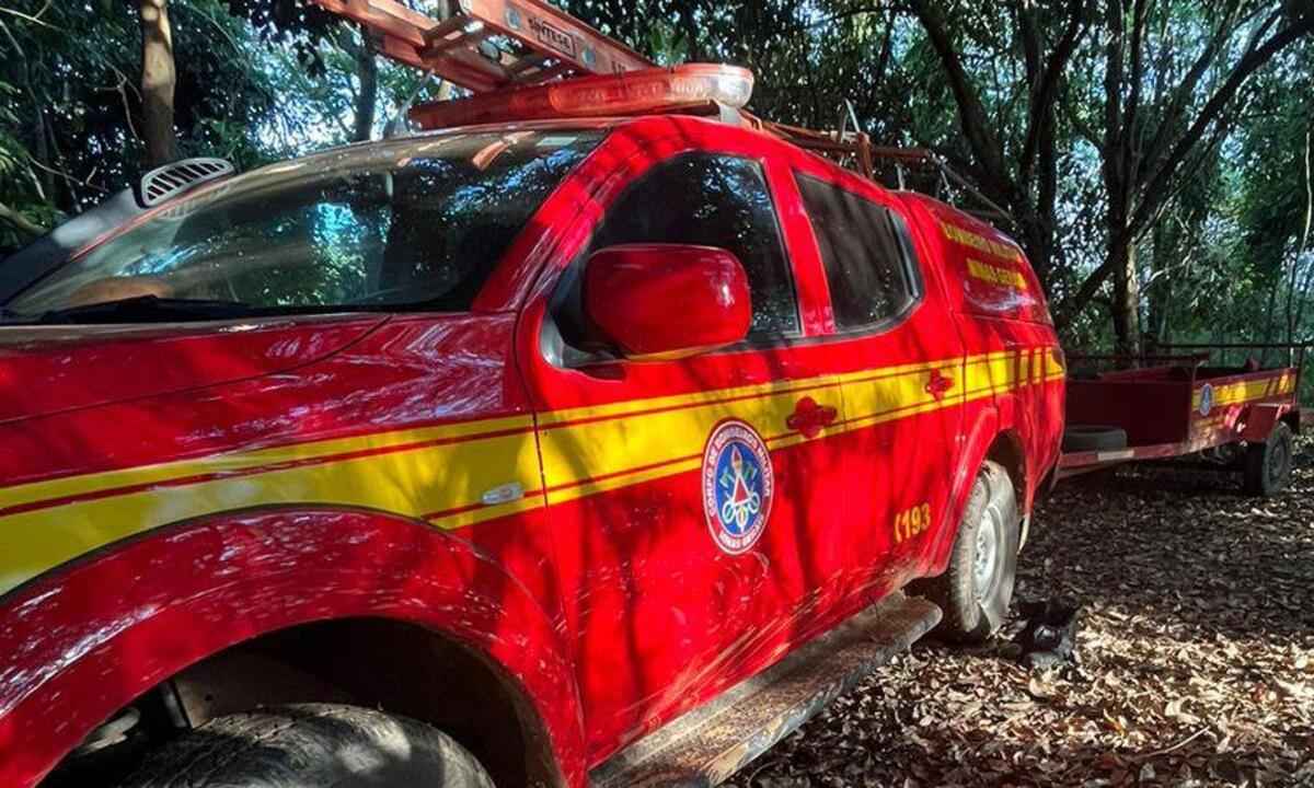 Menino de quatro anos morre afogado em condomínio em Pedro Leopoldo - Corpo de Bombeiros/Divulgação