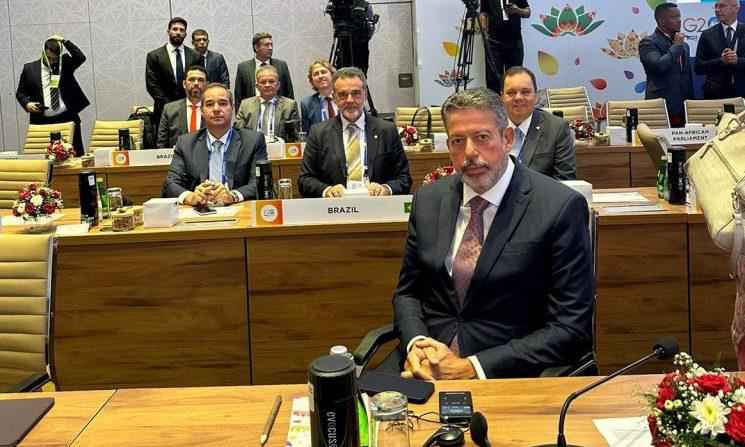 Na Índia, Lira reafirma posição do Congresso na defesa do meio ambiente - Agência Câmara de Notícias / Reprodução