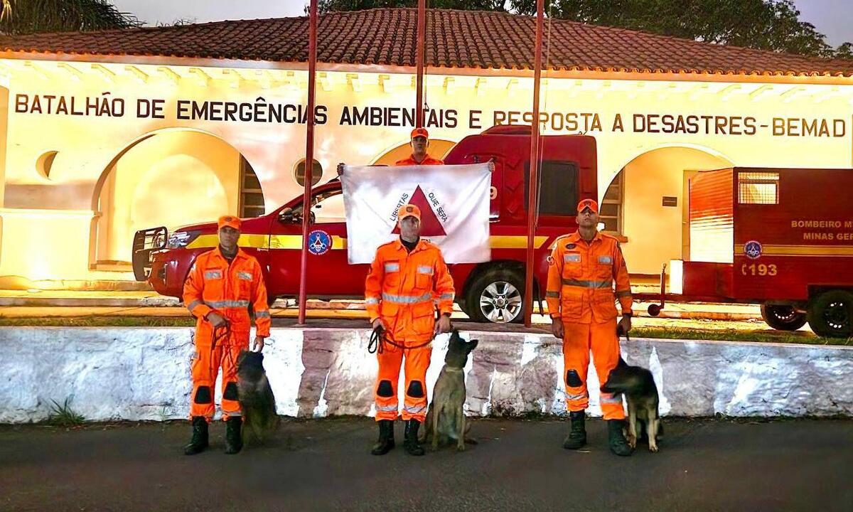 Minas envia bombeiros especializados para o Rio Grande do Sul - Corpo de Bombeiros/Divulgação