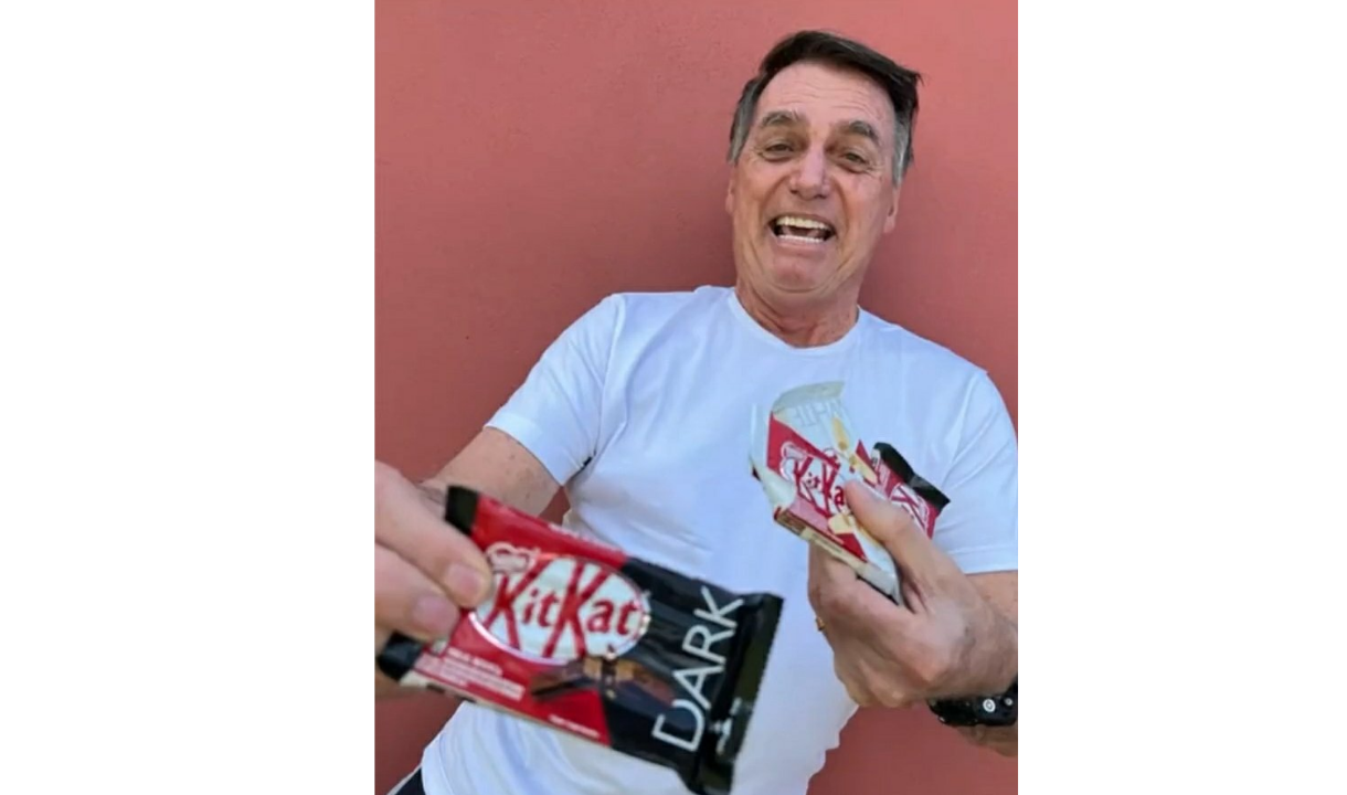 Bolsonaristas criticam chocolate KitKat depois de propor boicote ao Bis  - Reprodução / Twitter  Sergio Camargo