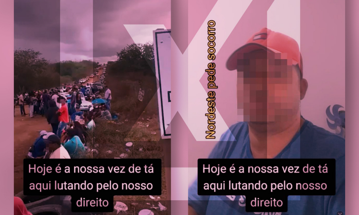 Protesto de garimpeiros não foi motivado por falta de água no governo Lula - Projeto Comprova