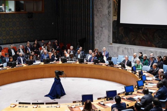 Conselho da ONU rejeita resolução do Brasil após veto dos EUA - Bryan R. Smith/AFP