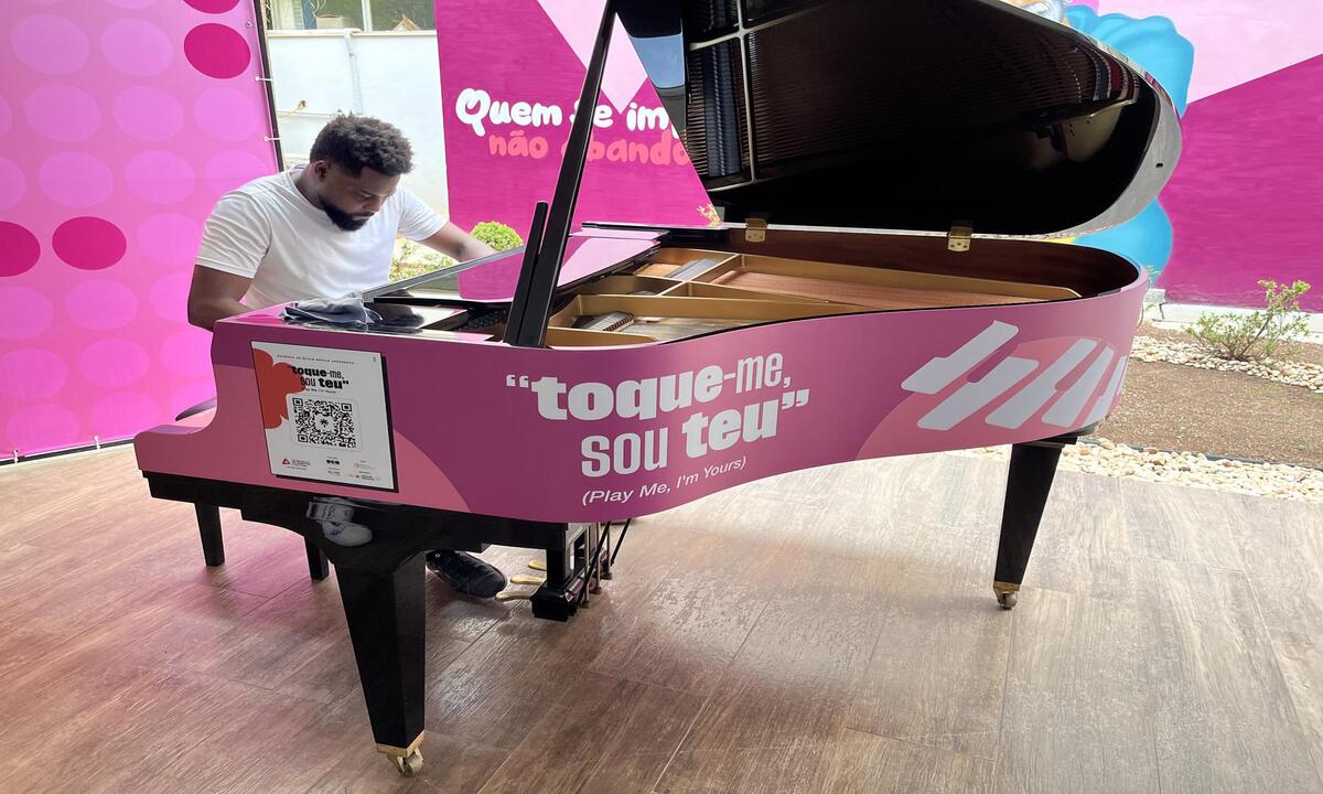 BH recebe pianos em seis pontos da cidade para população tocar - Paulo Colen/Divulgação