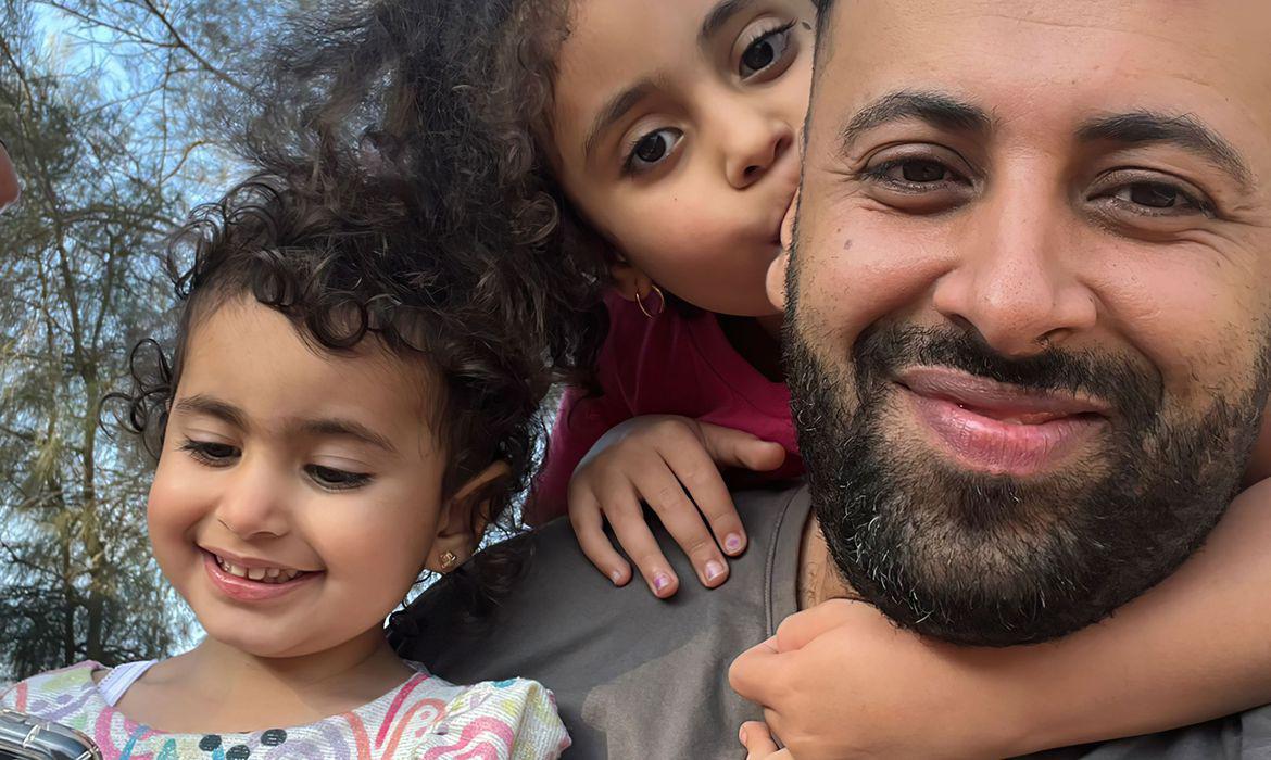 Família de brasileiro morre em bombardeio na Faixa de Gaza - arquivo pessoal Hasan Rabee