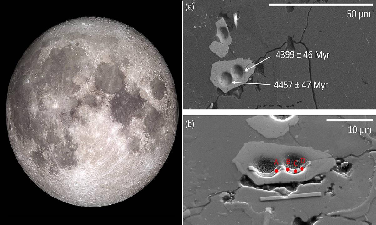 Estudo aponta que a Lua é mais velha do que pensávamos - Divulgação/Nasa/Geochemical Perspectives Letters