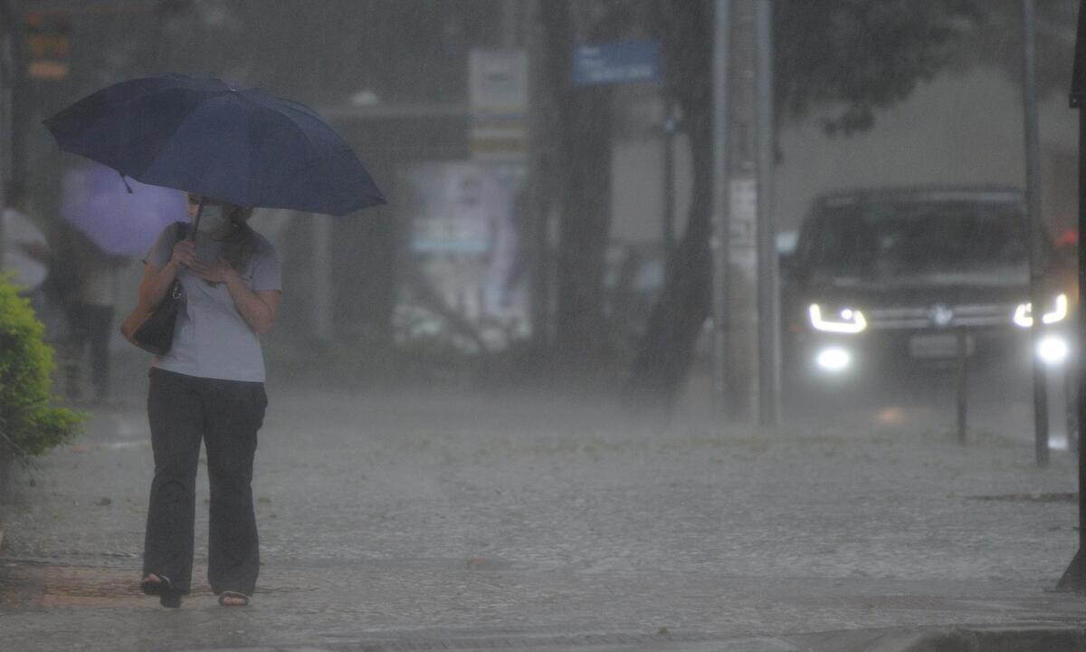 Minas: 230 cidades estão em alerta para chuva de granizo - Leandro Couri/EM/D.A Press