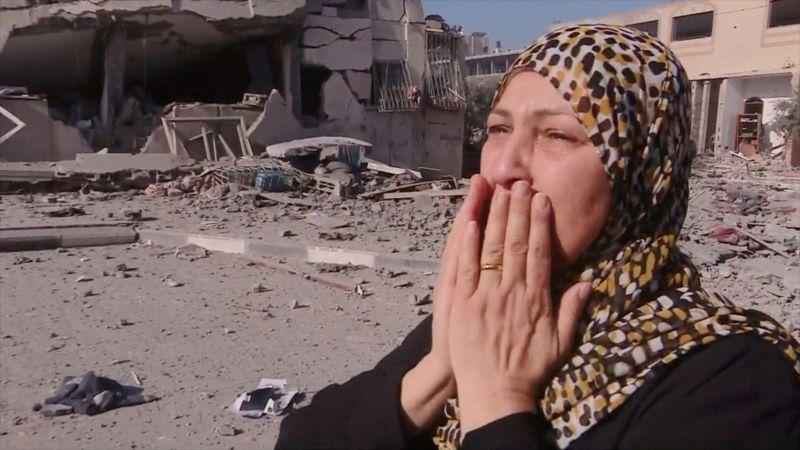 Bairro em Gaza é reduzido a escombros em uma única noite - BBC