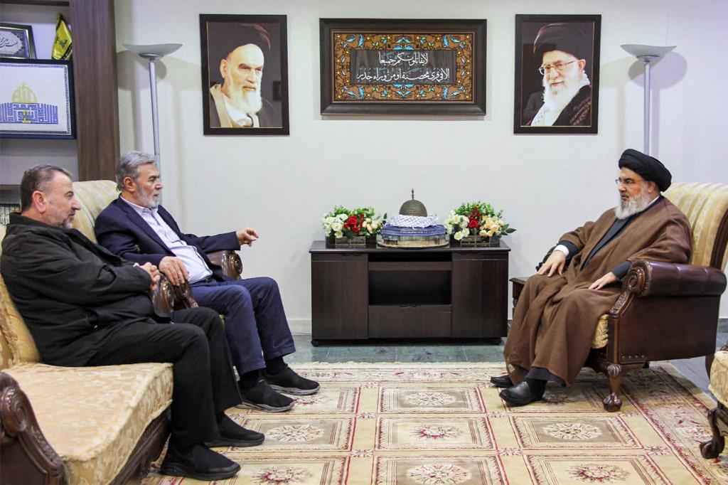 Líder do Hezbollah se reuniu com chefes do Hamas e da Jihad Islâmica