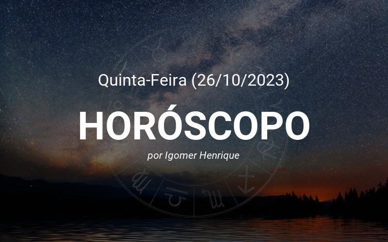 Horóscopo do dia (26/10): Confira a previsão de hoje para seu signo