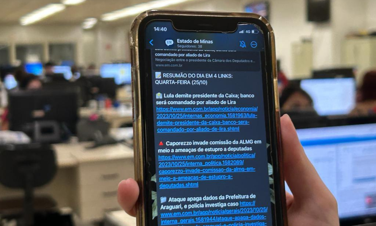 Estado de Minas lança canal no WhatsApp; saiba como se inscrever - Divulgação