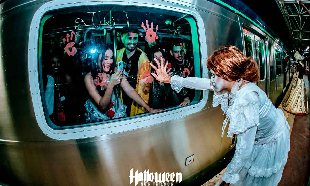 Bruxas à solta em BH: confira roteiro de festas Halloween na capital - HALLOWEEN NOS TRILHOS/DIVULGAÇÃO
