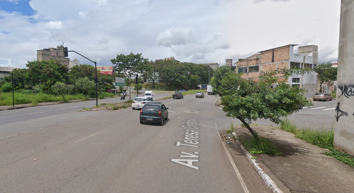 Avenida Tereza Cristina, em Contagem, vai ficar interditada por 25 dias - Reprodução/Google StreetView