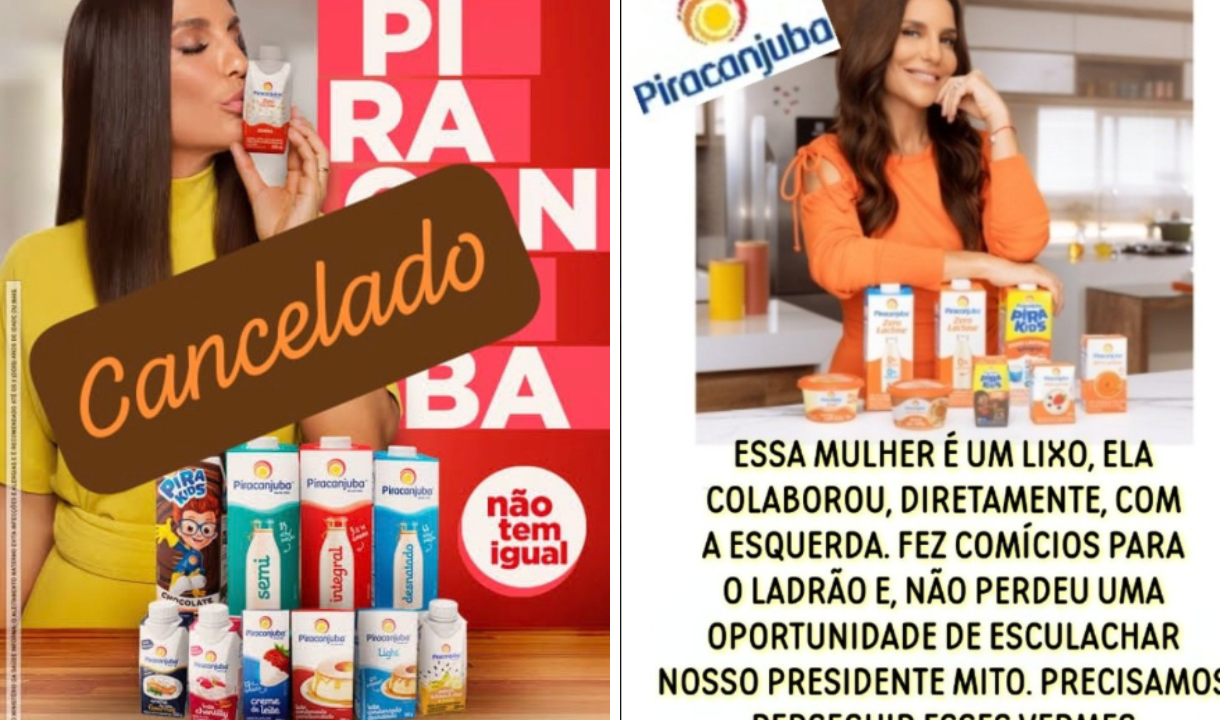 Bolsonaristas propõem boicote a produtos Piracanjuba - Reprodução/X