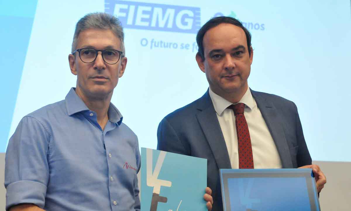 Zema viaja e presidente do TJMG assume governo - Leandro Couri/EM/D.A Press - 15/2/23